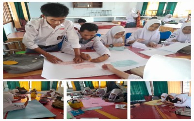 Kelas X Fase E SMA Negeri 5 Kabupaten Tangerang melaksanakan P5 Kurikulum Merdeka dengan tema: Kearifan Lokal